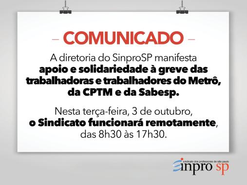 comunicado sinprosp