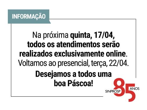 feriado pascoa sinprosp