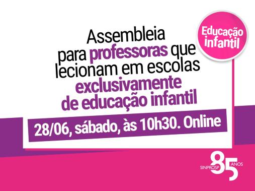 assembleia educacao infantil