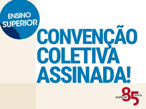 Convenção Coletiva assinada, confira!