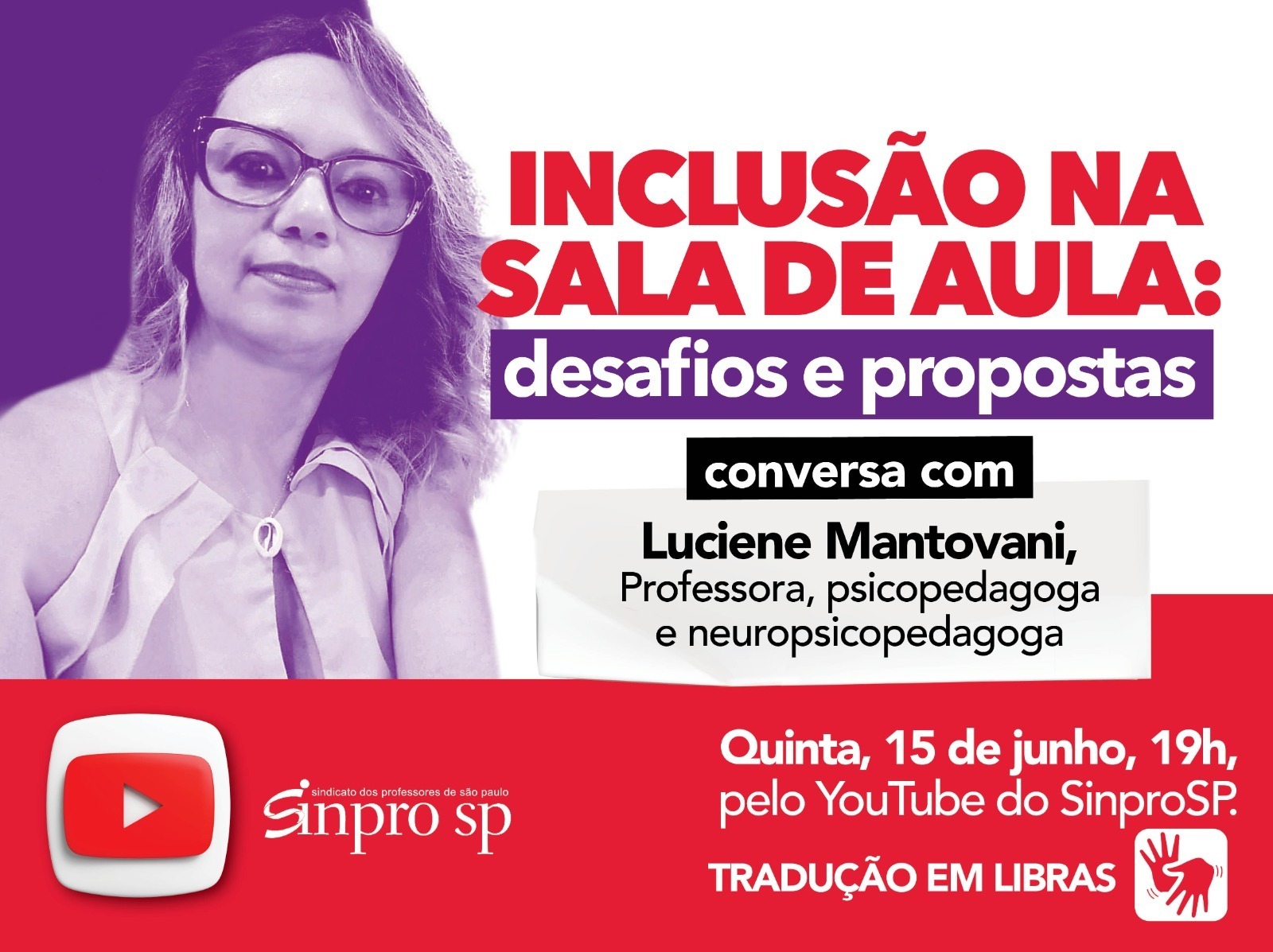 live sinprosp sobre inclusao na sala de aula