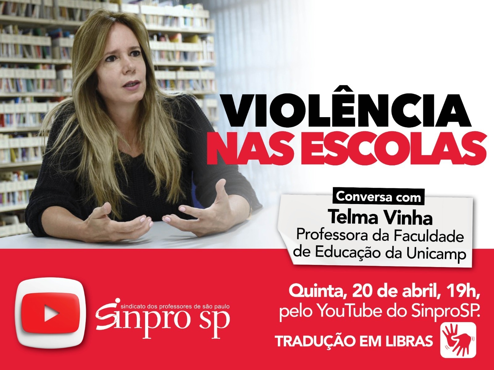 live violencia nas escolas telma vinha